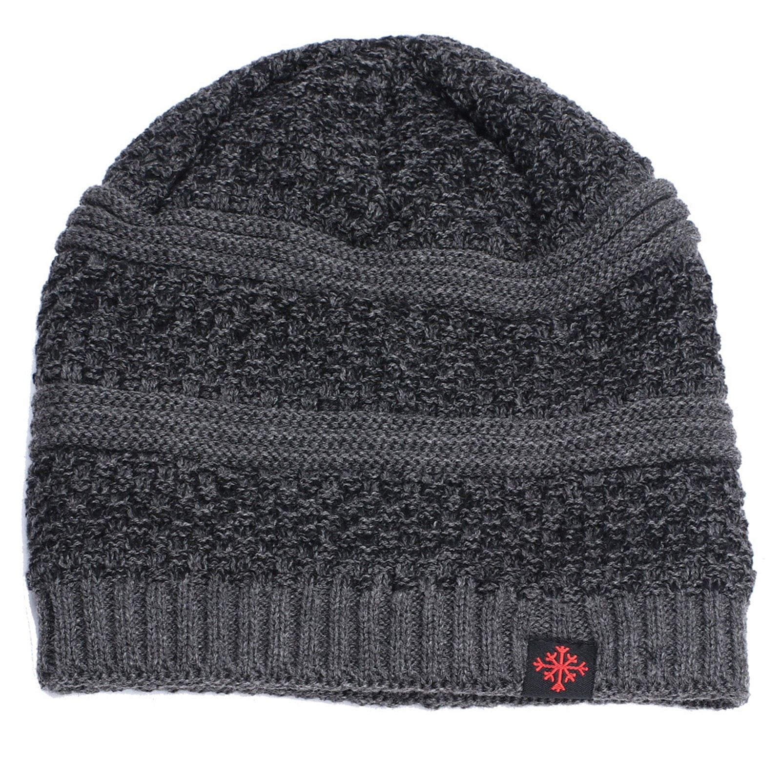 Tanhomme Thick Knitted Unisex Winter Hat Cap Woolen Hat Winter Plus Velvet Hat Outdoor Cycling Warmth Unsix Hood Ski Hat Winter Hats for Women Men Silk Soft Slouchy Warm Hat
