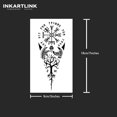 thumbnail image 4 of WWS-Tattoo Tech, 2 Sheets Large Semi Permanent Tattoo, Adult Art Design Temporary Tattoos, Lasts 1-2 Weeks, Waterproof, Realistic Look, No Adhesive, No Reflection (Ancient Symbols), 4 of 4