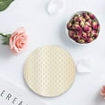 thumbnail image 4 of FMSHPON Golden Simple Circular Pattern Set of 4 Round Coaster for Drinks, Absorbent Ceramic Stone Coasters Cup Mat with Cork Base for Home Kitchen Room Coffee Table Bar Decor, 4 of 6
