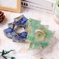 thumbnail image 5 of Nvzi 1 pieza de cristal púrpura natural, piedra cruda, resina, pegamento, adorno para árbol de Navidad, decoración navideña, para fiestas y el hogar, 5 of 5
