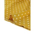 thumbnail image 4 of INSPIRE CHIC Robe à Pois pour Femme à Taille Nouée, Smockée, à Bretelles Spaghetti, Jaune G, 4 of 4