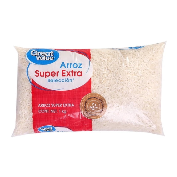 Arroz Great Value Súper Extra 1 kg