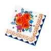 Mexican Themed Party Decorations, Paper Napkins Decorative, Cinco De Mayo Party Napkins, Mexican Party Fiesta 6.5 X 6.5 Pak 40