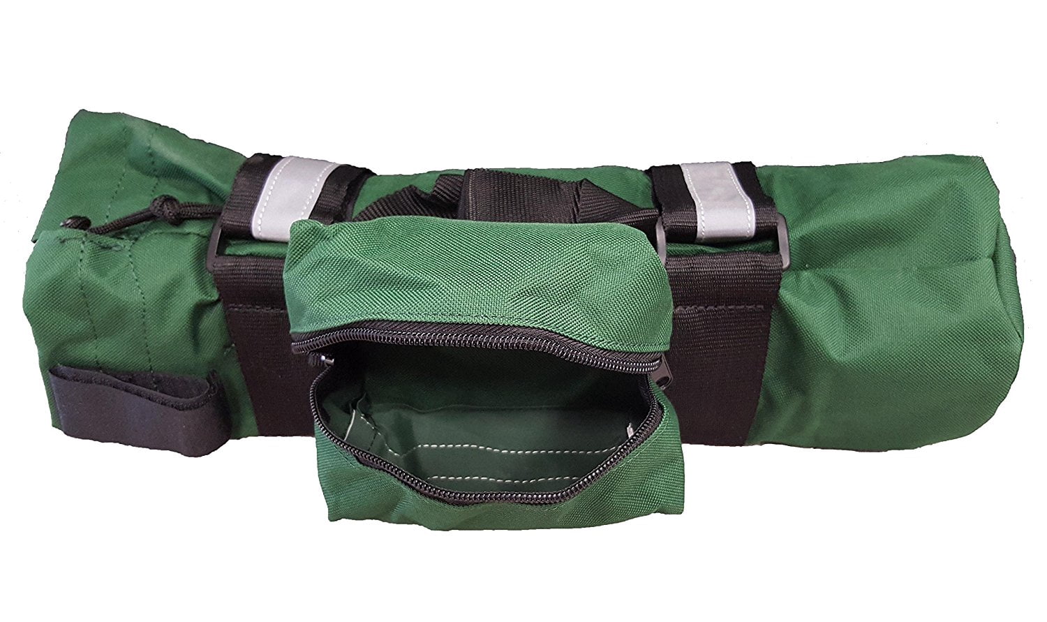 LINE2design Oxygen Sleeve Ems Medical Rescue Cylinder Bag with Side Pocket - Green, 1 Pack