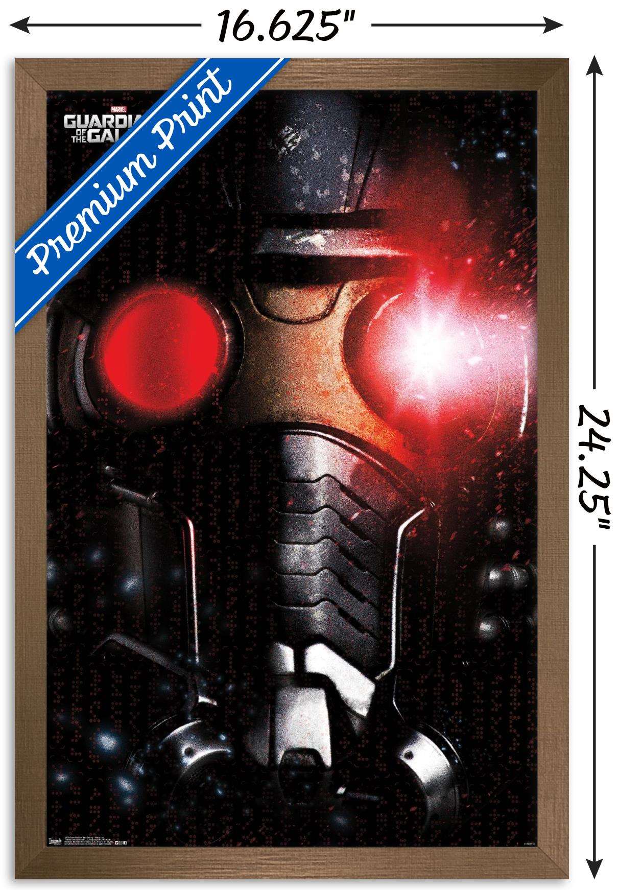 Marvel Cinematic Universe - Guardians of the Galaxy - Star Lord Wall Poster, 14.725" x 22.375", Framed
