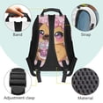 thumbnail image 5 of KUIFORTI Bow Capybara Fashion Girls Backpack 4Pcs Set with Lunch Bag Pencil Pouch Water Bottle Holder for Elementary Primary Middle School Kids Back to School Supplies, 5 of 7