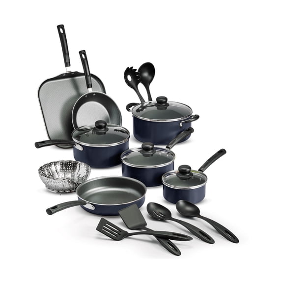 Batería de Cocina Tramontina 18 Piezas Primaware Color Azul Modelo 80119-546