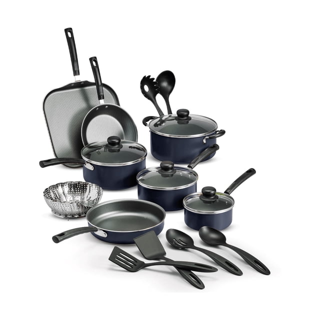 Batería de Cocina Tramontina 18 Piezas Primaware Color Azul Modelo 80119-546
