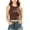 Z138 Brown, variant on Mifsaly Girls Ribbed Crop Tank Tops Kids Crewneck Sleeveless Summer Camisole Shirts Soft Stretch Slim Fit Activewear Tee