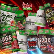 Psycho Pharma Edge of Insanity - Workout Powder for Focus, Strength, Energy (Pina Colada), 50 Servings
