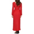 thumbnail image 2 of Guess Womens Pleated Surplice Evening Dress, 2 of 2