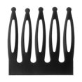 thumbnail image 3 of 100 mini peinetas de metal de 5 dientes para decoración de ropa de muñecas. peine negro, 3 of 7
