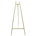 thumbnail image 6 of 2 Pack Easel Stands Floor Easel Foldable Display Stand Height Adjustable Gold Easel Stand for Weddings Shops Exhibitions, 6 of 12