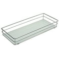 thumbnail image 5 of ELLE Paris Limoges Collection Metal Freestanding Vanity Tray Chrome, 5 of 7
