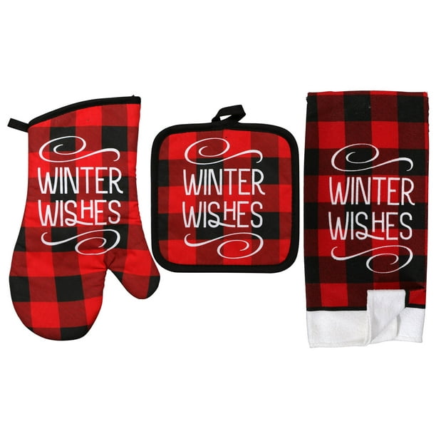 Kitchen Towel And Potholder Set