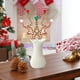 thumbnail image 1 of Adornos navideños con recortes, adornos verdes y rojos para el árbol de Navidad., 1 of 6