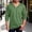 Green, variant on Men's V-Neck Notch-Collar Long-Sleeve Tee, Stretchy Gentle Fabric for daily commutes Yellow XXL