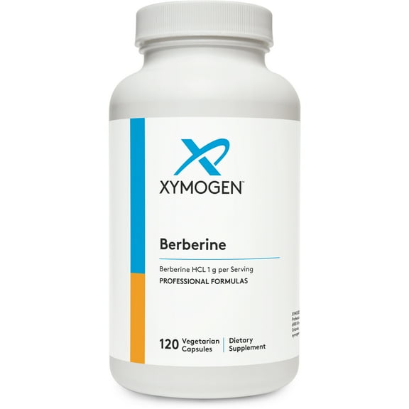 XYMOGEN Berberine Supplement with InSea2 - Vegan Metabolism   Immune Support Supplement with a Clinically Studied Blend of Polyphenols from Seaweed (120 Capsules)