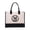 M, variant on Guodhu womens beach bag,Cotton Canvas Letter Beach Bag, Fashion European Canvas Handbag for Women, Reusable Shopping Tote with Classic Print,travel beach bag(T)