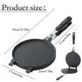 thumbnail image 3 of Aluminum Alloy Crepe Maker, Non-Stick Multi-Use Egg & Waffle Maker, Compact Lightweight Breakfast Machine with Even Heat Distribution, Easy Storage Kitchen Appliance, 3 of 9