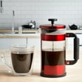 thumbnail image 7 of Primula Melrose Heat Resistant Borosilicate Glass Coffee Press, 8 Cup, Red, 7 of 7