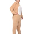 thumbnail image 2 of Derek Heart Womens Brown Reindeer Pajama Size 2X, 2 of 3
