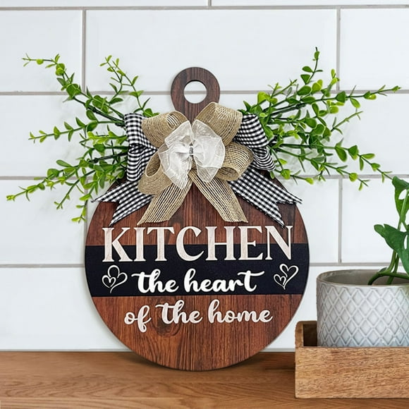 xaoyunyn Vintage Wooden Kitchen Hanging Board Decorative Sign for Home,Restaurant Cafe Wall Art