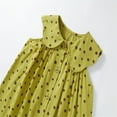 thumbnail image 5 of WOYY Toddler Girls Summer Dress Polka Dot Sleeveless Button-Up Dress, Sizes 3-4Y, 5 of 8