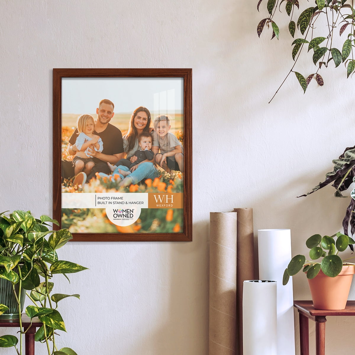 Woodgrain 11 in. x 14 in. Chestnut Picture Frame