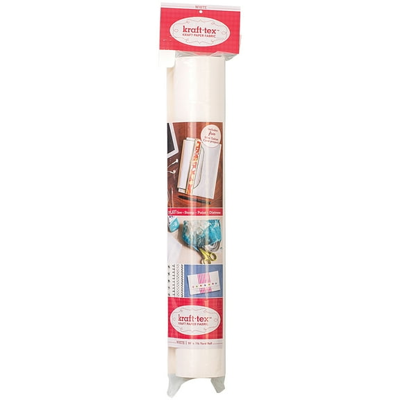 C&T Publishing Kraft-Tex Kraft Paper Fabric, 19 By 54-Inch, White