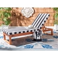 thumbnail image 3 of Safavieh Solano Outdoor Patio Sunlounger - Natural/Black, 3 of 13