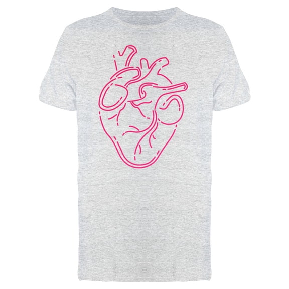 Silhouette Of Human Heart T-Shirt Men -Image by Shutterstock, Male Medium