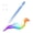 Gradation Blue, variant on MoKo Pencil for iPad (A16) 11th 10th Gen, Stylus Pen for 2018-2025 Apple iPad 11/10/9/8/7/6/A16, Mini 7/6/5, Air M3/M2 11"/13"/5/4/3, Pro M4 13"/12.9"/11" Tilt Sensitivity, USB-C Fast Charging,White