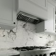 thumbnail image 4 of Streamline 28 in. Botricello Ductless Insert 350 CFM Range Hood in Brushed Stainless Steel with Baffle Filters, Electronic Button Control, LED Light, 4 of 17