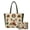 Christmas Deer Print, variant on Tutolipy Quilted Shoulder Bags for Party Daily, Zippered Lightweight Purses and Handbags Set 2 Packs Quilted Shoulder Bag with Cosmetic Bag Light Blue Polka Dot