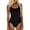 Black #006, variant on Women's Polka Dot One Piece Swimsuits Tummy Control Bathing Suits Vintage Retro Push Up Swimwear 2026, M