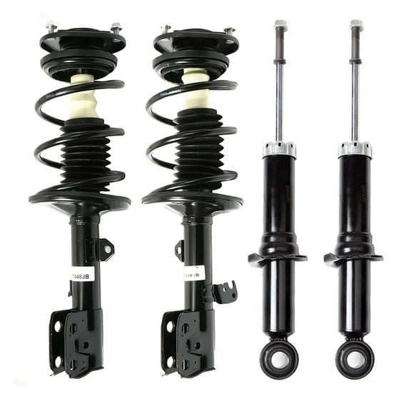 CCIYU 4 pcs Front and Rear Pair Strut and Spring shock Assembly 472598 482598 341448 for 2009-2013 for Toyota Corolla 2011-2013 for Toyota Matrix