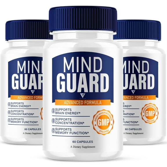 (3 Pack) Mind Guard Supplement, MindGuard Maximum Strength Memory Support Formula (180 Capsules)