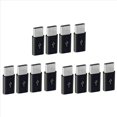 thumbnail image 1 of 12x Adaptateur Micro-USB vers Usb C, Mini vers Typec, Adaptateur Usb Type C Connecteur de Conversion avec Résistance, 1 of 5
