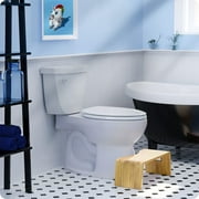 Squatty Potty Adults Foldable Bathroom Squat Stool, Oslo Folding Bamboo, 7 inches Collapsible, Easy-to-clean, Brown