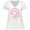 AA-White, variant on Inktastic Breast Cancer Awareness Rainbow Ribbon with Hearts Women's Plus Size V-Neck T-Shirt