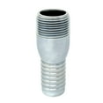 thumbnail image 2 of Gloxco Combination (KC) Nipple Fitting, 1-1/4″ Hose Shank x 1-1/4″ Male NPT, Zinc Plated Steel (KCN-125-NPT-GS), 2 of 4