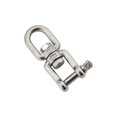 thumbnail image 1 of Grilletes giratorios, cadenas de ancla de amarre, conector giratorio en acero inoxidable 304 para embarcaciones marinas, 6 mm--, 1 of 5