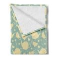 thumbnail image 2 of Tea Soft Flannel Fleece Throw Blanket, Tea Cup and Teapot Elements in Nostalgic British English Tradition Print, Cozy Plush for Indoor and Outdoor Use, 70" x 90", Pale Yellow Turquoise, by Ambesonne, 2 of 5