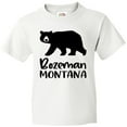 thumbnail image 3 of Inktastic Bozeman, Montana Black Bear Silhouette Youth T-Shirt, 3 of 5