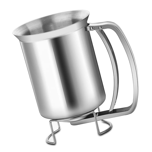 Batter Dispenser Batter Funnel 680ML Pancakes Waffles Making Tool Stainless Steel Design Convenient and Easy Cleaning