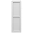 thumbnail image 6 of Ekena Millwork 12"W x 33"H True Fit PVC Two Equal Flat Panel Shutters, White (Per Pair - Hardware Not Included), 6 of 10