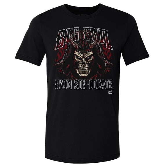 Men's 500 Level Black The Undertaker Big Evil Pain Sin-Dicate T-Shirt