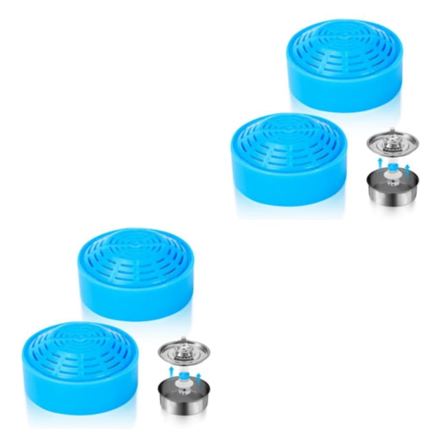 jesticaly 2pcs ABS Strong Pet Water Filters Cat Water Fountain Bowl Dogs Cats Fitment Water Dispenser Filters 2Set
