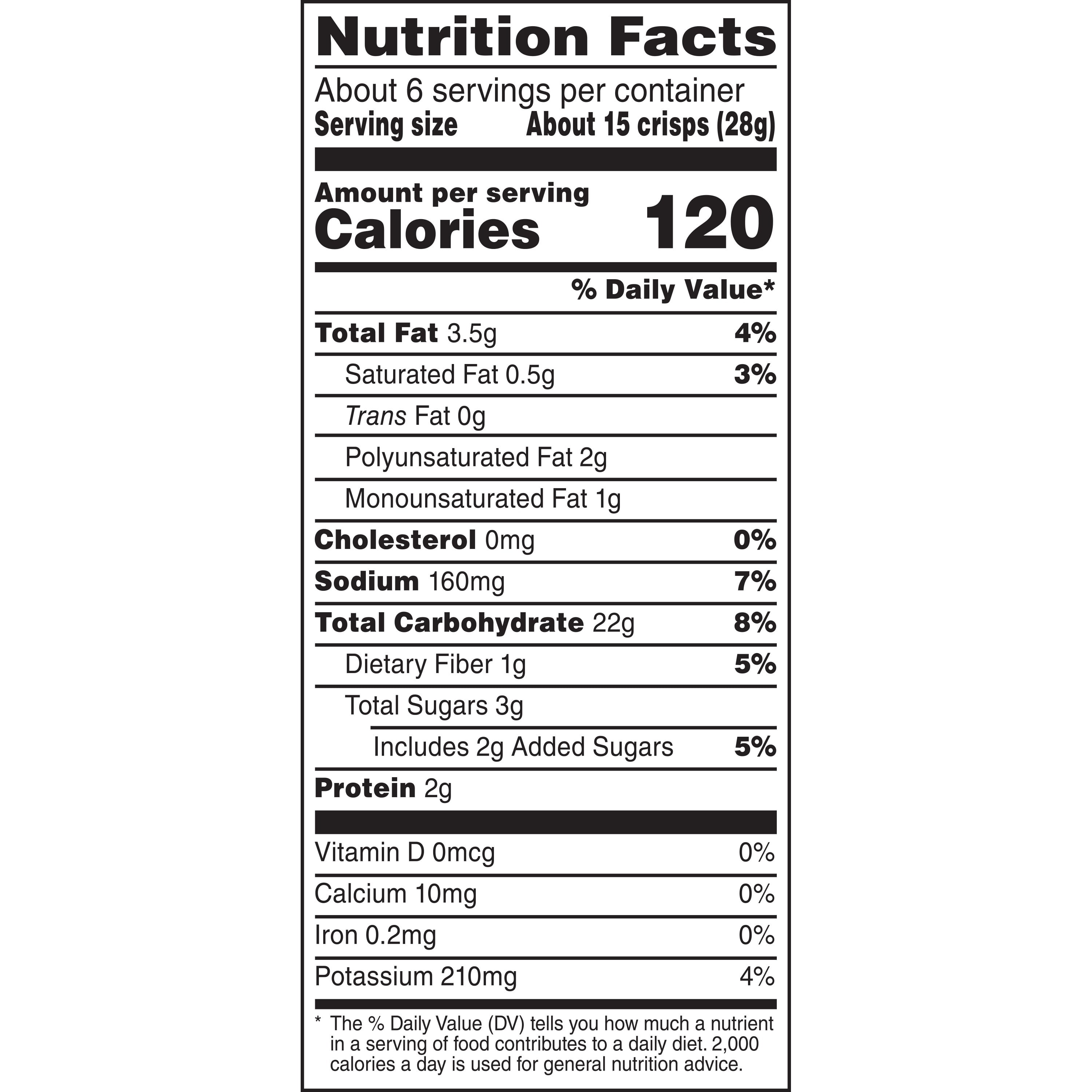 Nutrition Facts For Lays Baked Barbecue Chips Besto Blog